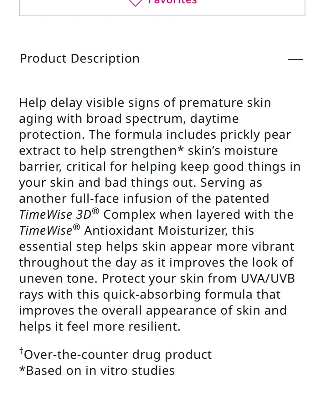 Mary Kay daily facial
